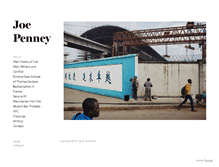 Tablet Screenshot of joepenney.com